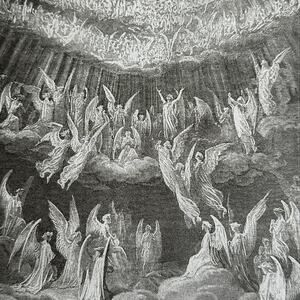 Dore, Paradise, Crystalline Heaven, Divine Comedy, Art Print, ~ 250803-WH 705